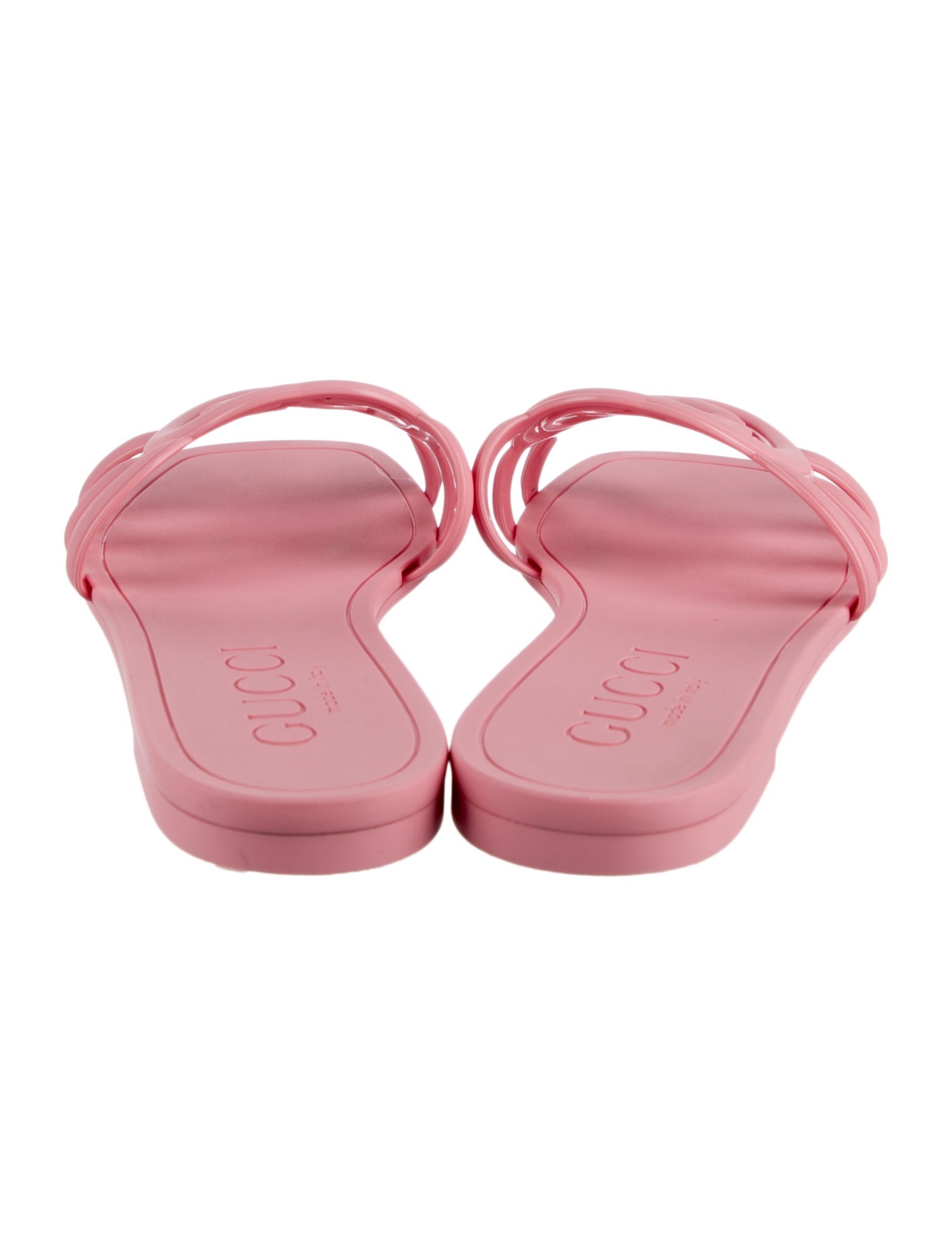 Gucci Interlocking G Logo Rubber Slides